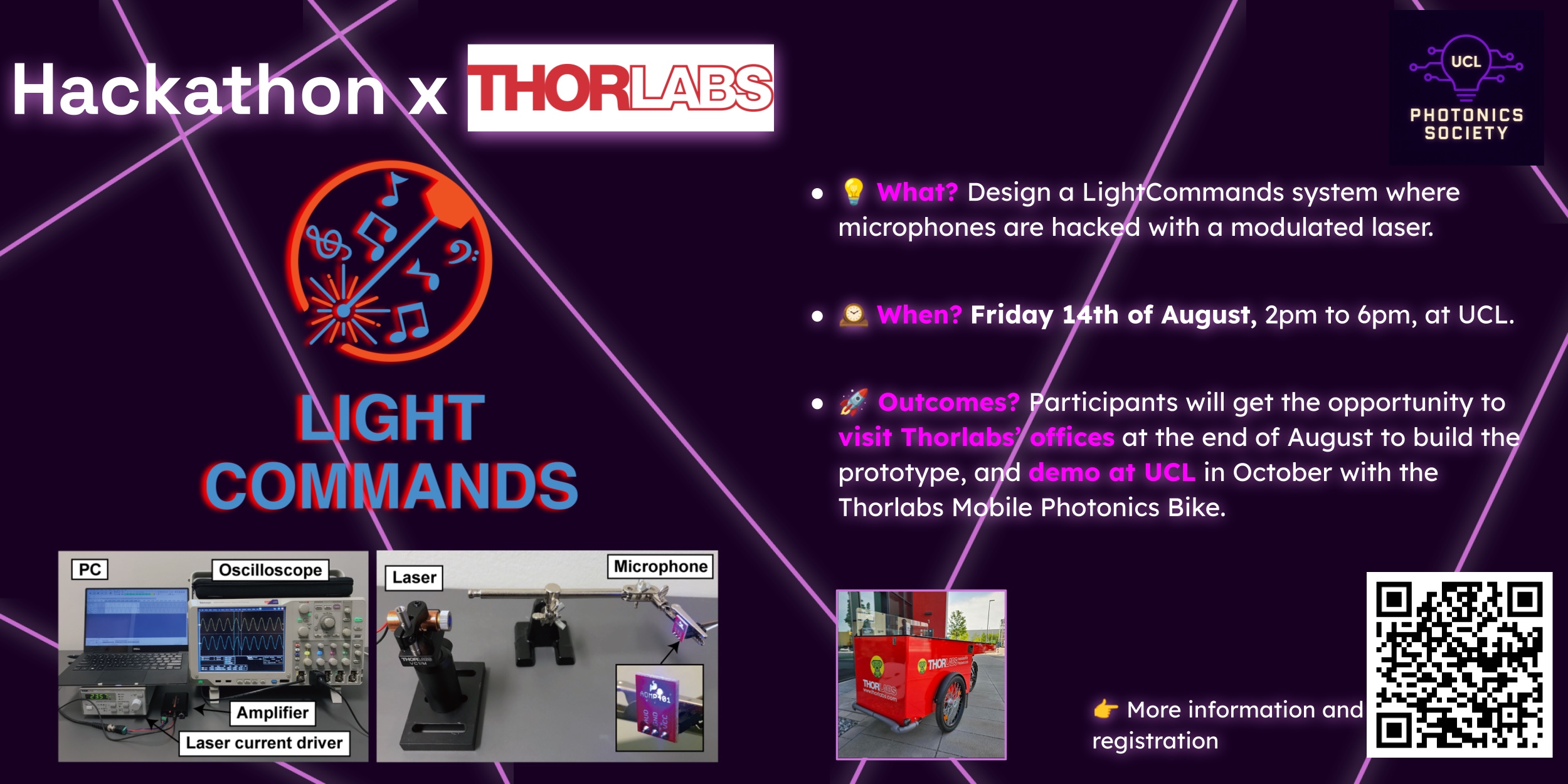 UCLightCommands Hackathon × Thorlabs