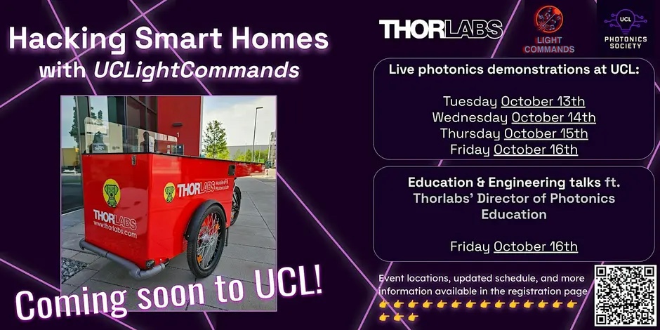 Hacking Smart Homes with UCLightCommands × Thorlabs